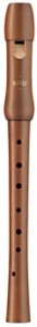 Moeck Schulfl�te 1243 Birnbaum gebeizt Sopran barock (2-teilig)
